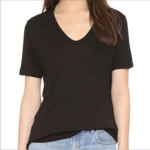 T by Alexander Wang Black Tee